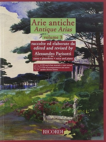 ARIE ANTICHE VOLUME 3 - CHANT ET PIANO - AVEC SUPPORT AUDIO