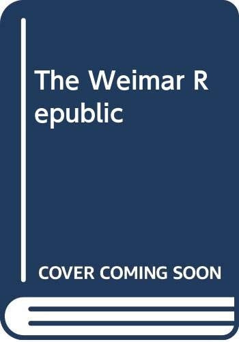 The Weimar Republic