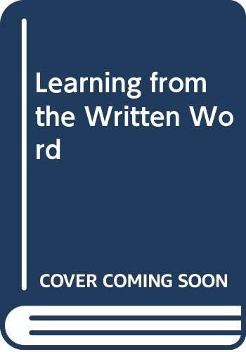 Learning from the Written Word