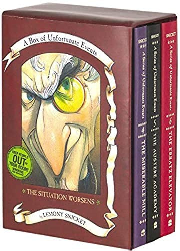 Box of Unfortunate Events Books 4 5 6