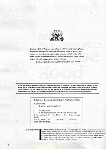 The Explorers Ltd. Source Book