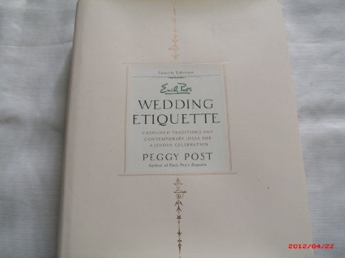 Emily Post Wedding Etiquette