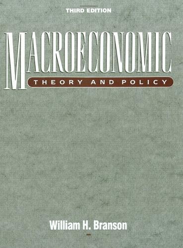 Macroeconomic Theory and Policy