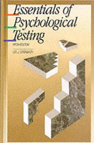 Essentials of Psychological Testing