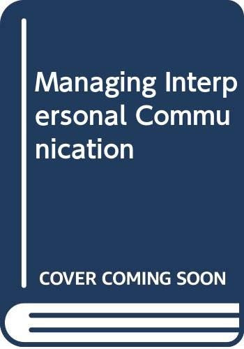 Managing Interper Comm Pb