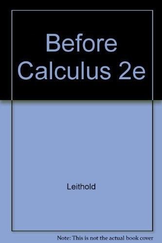 Before Calculus 2e