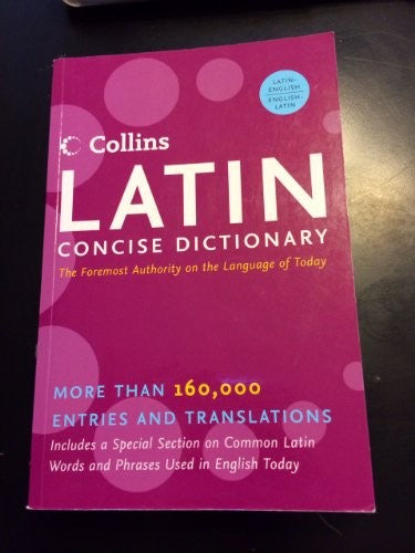 Harpercollins Latin Concise Dictionary (Harpercollins Concise Dictionaries)