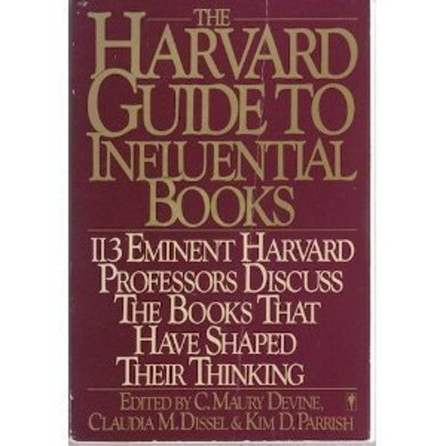 The Harvard Guide to Influential Books