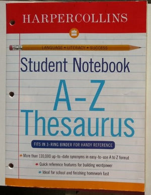 HarperCollins Student Notebook a-Z Thesaurus