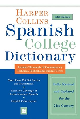 HarperCollins Spanish College Dictionary 5th Edition