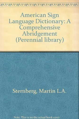American Sign Language Dictionary