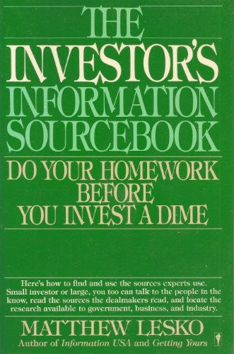 The Investor's Information Sourcebook