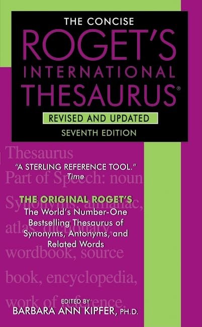 The Roget's Concise International Thesaurus