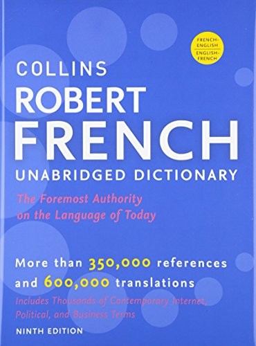 Collins Robert French Unabridged Dictionary, 9th Edition