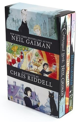 Neil Gaiman/Chris Riddell 3-Book Box Set