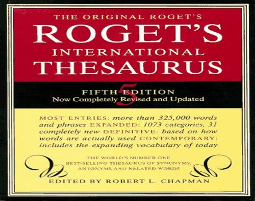 The Original Roget's International Thesaurus