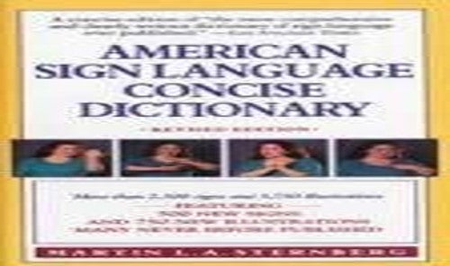 American Sign Language Concise Dictionary