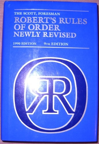 Robert's Rules of Order