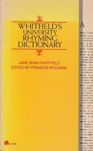 University Rhyming Dictionary