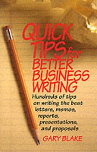 Quick Tips for Better Business Writing