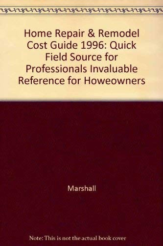 Home Repair & Remodel Cost Guide 1996