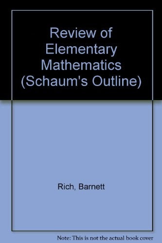 Review of Elementary Mathematics