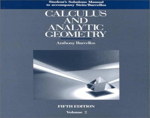 Calculus and Analytic Geometry