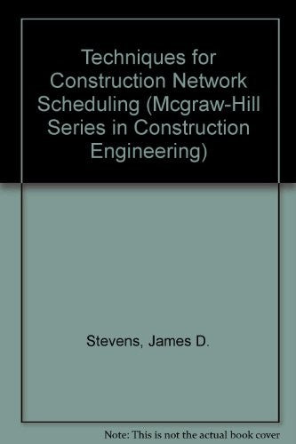Techniques for Construction Network Scheduling