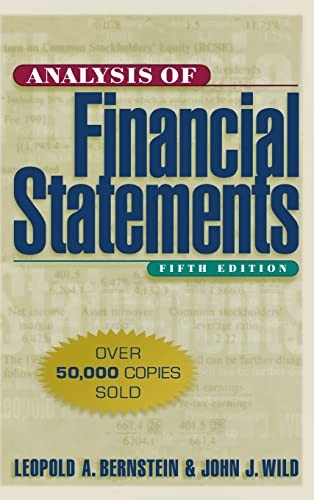 Analysis of Financial Statements