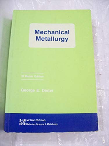 Mechanical Metallurgy