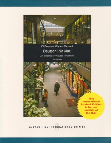 Deutsch: Na Klar! an Introductory German Course