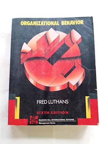 Organizational Behavior