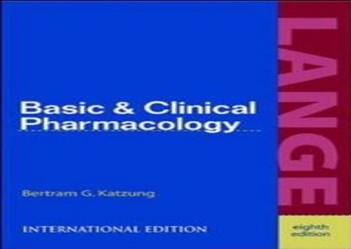 Basic and Clinical Pharmacology