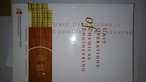 Unit Operations of Chemical Engineering