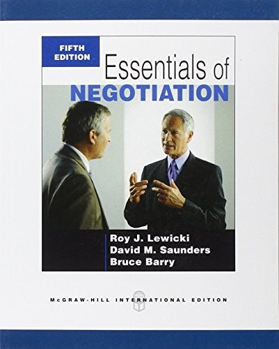 Essentials of Negotiation (Int'l Ed)