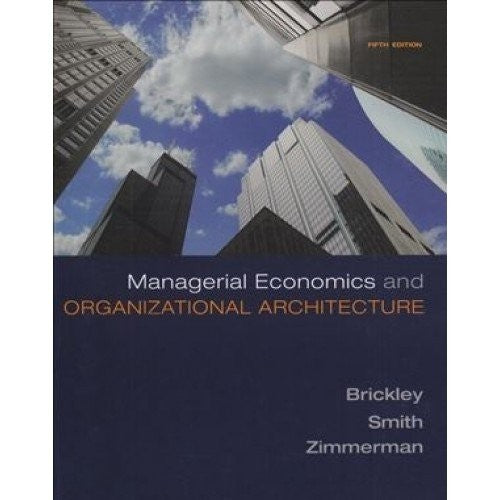 Managerial Economics N Orgn Architecture