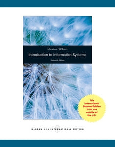 Introduction to Information Systems, Loose Leaf 