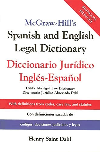 McGraw-Hill's Spanish and English Legal Dictionary
