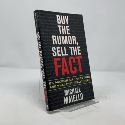 Buy the Rumor, Sell the Fact