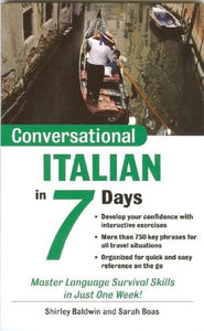Conversational Italian in 7 Days Package (Book + 2cds) 