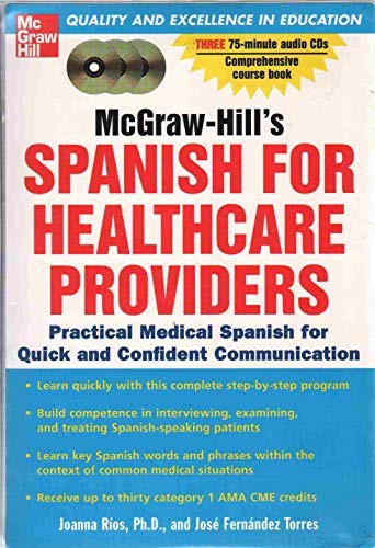 McGraw-Hill's Spanish for Healthcare Providers (Book + 3CDs)