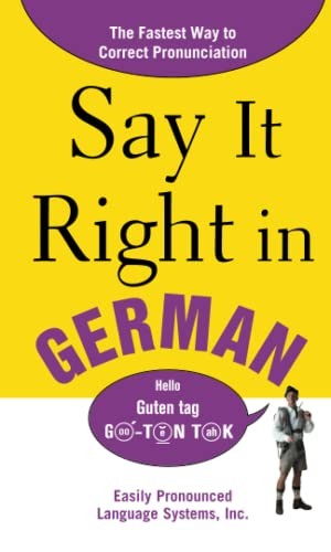 Say It Right In German