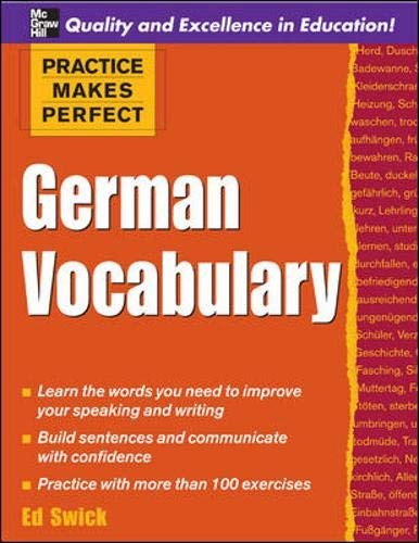 Practice Makes Perfect: German Vocabulary