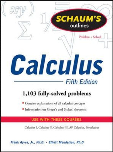 Schaum's Outline of Calculus, 5ed
