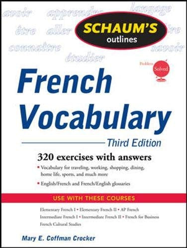Schaum's Outline of French Vocabulary, 3ed