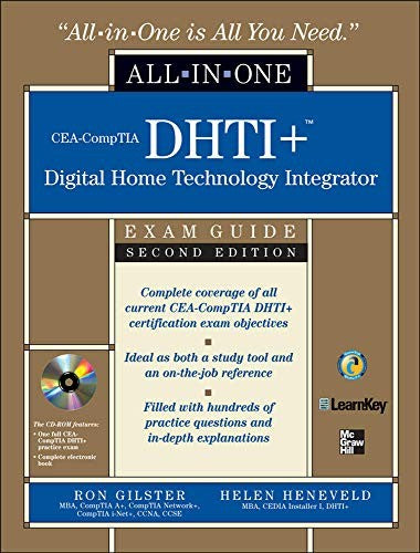 CEA-CompTIA DHTI+ Digital Home Technology Integrator All-In-One Exam Guide, Second Edition