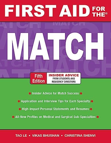 First Aid for the Match, Fifth Edition