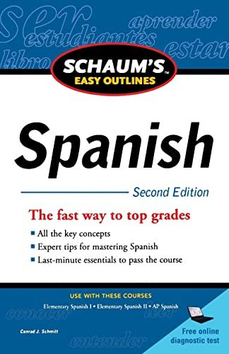 Schaum's Easy Outline of Spanish, Second Edition
