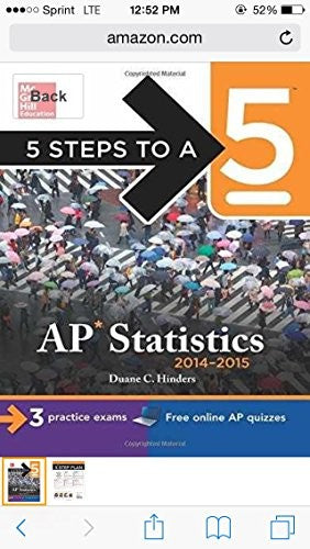 5 Steps to a 5 AP Statistics, 2014-2015 Edition