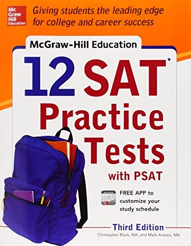 McGraw-Hill Education 12 SAT Practice Tests with PSAT